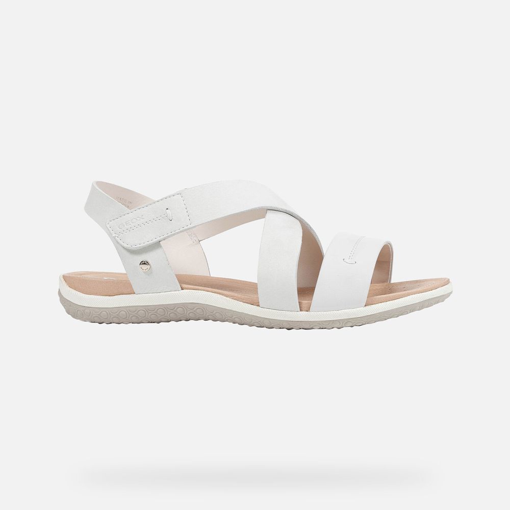 Sandalias Geox Senhora Branco - Vega - ZFCQH2083